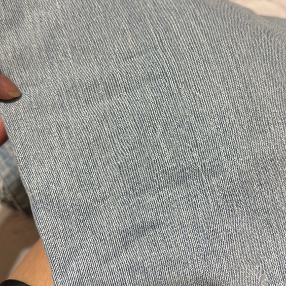 Levi’s 515 Capri Light Blue lightly distressed Denim jeans Women’s Plus size 40 - Picture 14 of 15